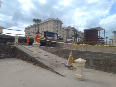 Playa clausurada: Bentancur explicó que las obras en Piriápolis le corresponden a Ose Montevideo que se lleva U$S 68 millones de Maldonado