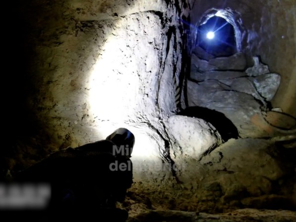 Así es el túnel que...