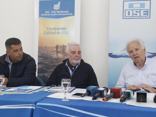 Corte de agua: autoridades de OSE-UGD aconsejaron acopiar agua e informaron sobre las instituciones que recibirán apoyo