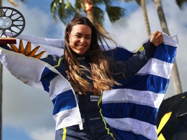 La piloto fernandina Maite Cáceres volverá a correr en Estados Unidos