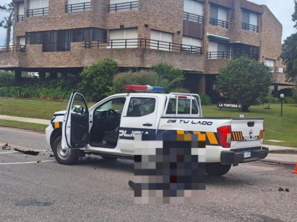 siniestro, policia lesionado, avenida Francia