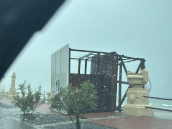 Temporal provocó importantes daños en Piriápolis: árboles caídos y voladuras de techos