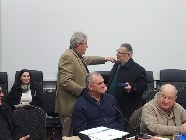 Antía recibió distinción en el Congreso de Intendentes por sus 15 años como jefe comunal