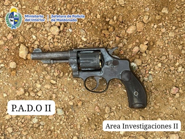 Un hombre fue detenido con un revólver y 13 cartuchos en operativo policial