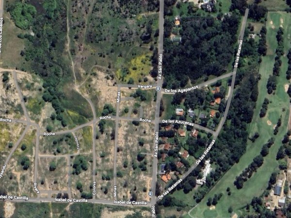 El predio principal...