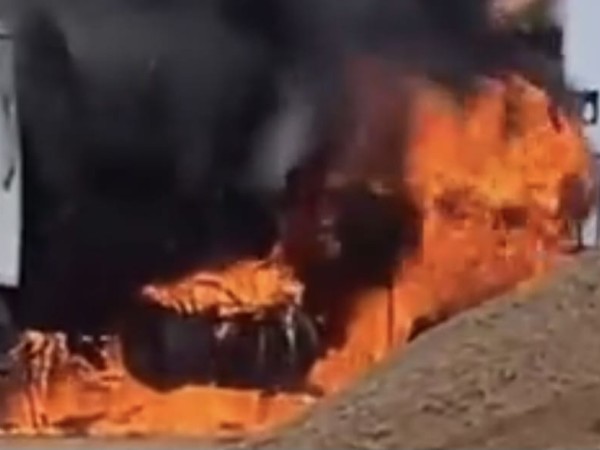 incendio, camion, Sauce de Portezuelo