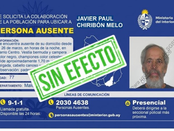 Fue localizado el ho...