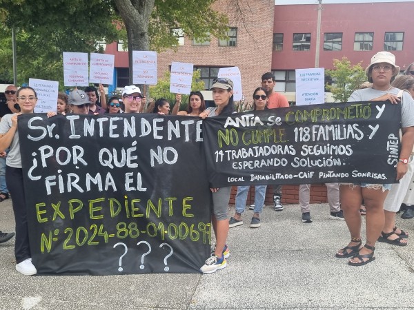 Trabajadoras de CAIF Pintando Sonrisas exigen respuestas de la Intendencia de Maldonado y Antía asegura no saber qué reclaman