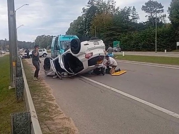 Siniestro de tránsito en ruta Interbalnearia