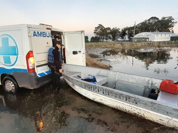 Hay más de 1000 personas desplazadas en Treinta y Tres por las inundaciones: en Maldonado se reciben donaciones