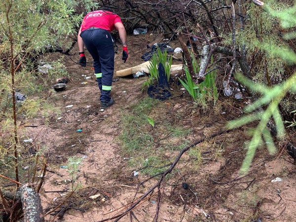 Retiraron campamento...