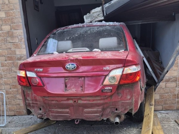 Quiso rebasar un cam...