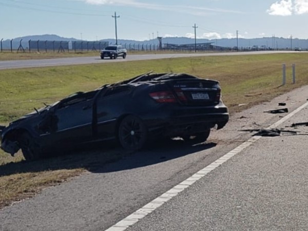 Siniestro de tránsito en ruta Interbalnearia dejó a un joven argentino con lesiones graves