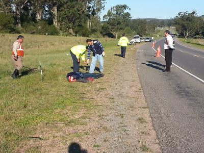 Un hombre murió en un accidente de tránsito