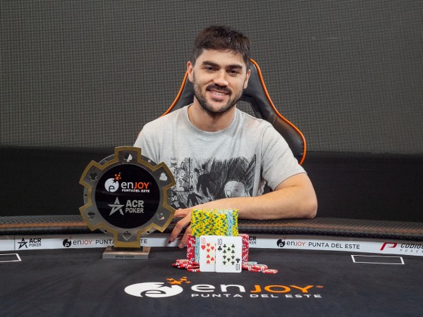 El uruguayo Fabrizio González se consagró campeón del Enjoy Poker Tour
