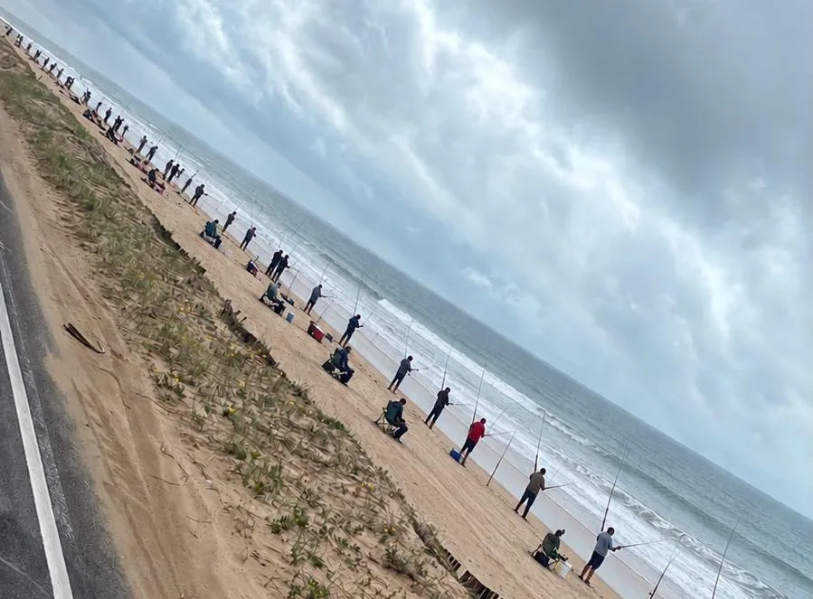 Así lucía la playa d...