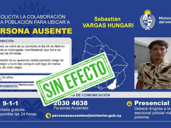 Fue ubicado en buen...