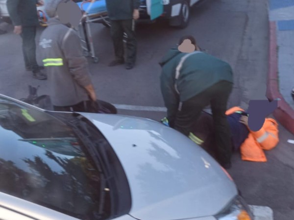 Siniestro de transito dejó a un hombre lesionado