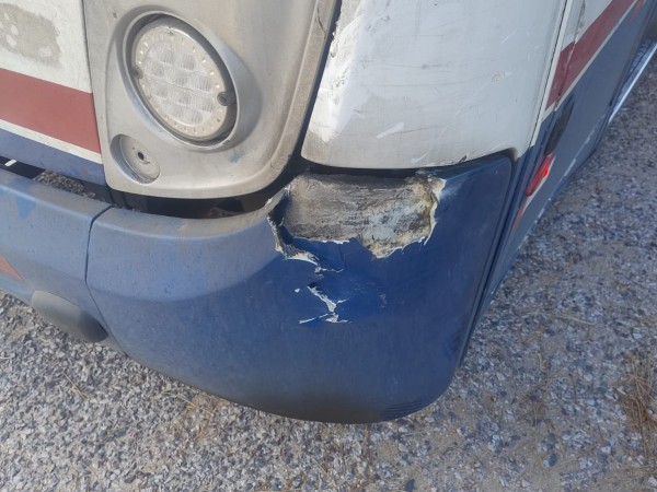 Un ciclista chocó co...