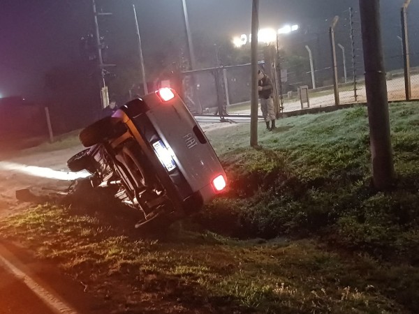 Conductora que manejaba a contramano resultó lesionada