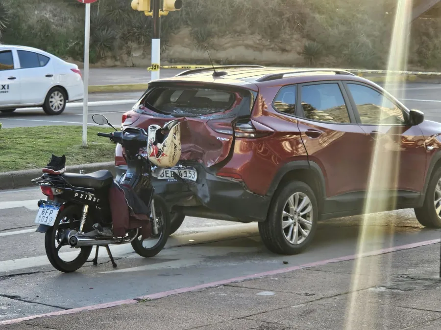 Motociclista sufrió...