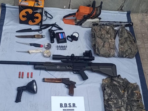 Un hombre estaba caz...