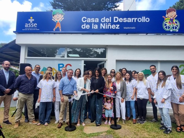 ASSE inauguró Casa del Desarrollo de la Niñez en Maldonado