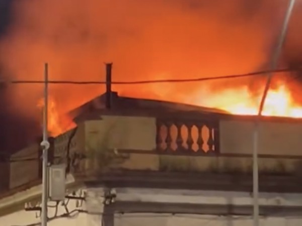 Incendio en el centr...