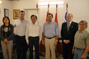 Embajador chino se interiorizó de la realidad de Maldonado