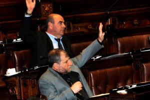 Diputado Schusman planteó jerarquizar y mejorar ruta 12 de Minas hasta la 9.