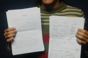 Joven artista desafía al alcalde Bayeto
