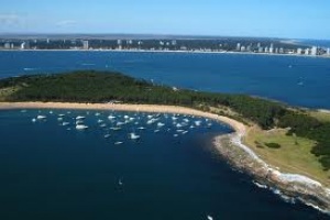 Quema de ramas en Isla Gorriti