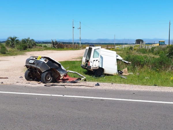 moto, camioneta, desintegrada, muerto, ruta 9, Rocha,