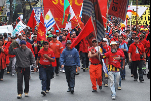 Se cumple paro parcial del PIT-CNT