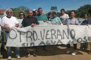 Vecinos se movilizan por agua potable en Ruta 37