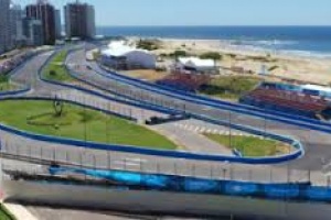 Todo pronto para largar la Fórmula E en el circuito de Punta del Este