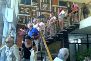 La calma vuelve a las calles y al edificio Santos Dumont