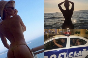 Vicky Xipolitakis recurrió a la policía de Punta del Este para que la llevaran al hotel