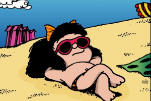 Mafalda en Punta del Este