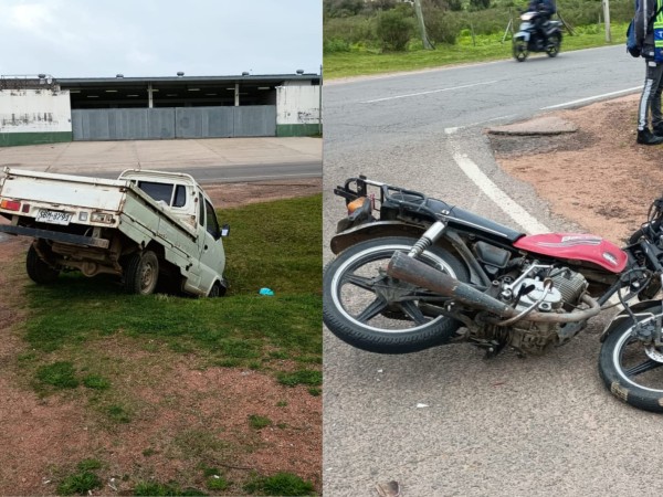 Choque entre moto y...