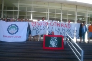 Fracasó la negociación tripartita de Conrad y trabajadores van al Parlamento este jueves 