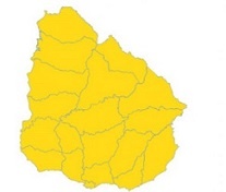 Advertencia amarilla por tormentas intensas en todo el país