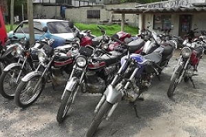 Dos detenidos y siete motos incautadas en operativo Impacto en San Carlos