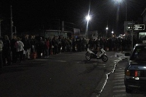 Demoras en la madrugada en la oficina electoral