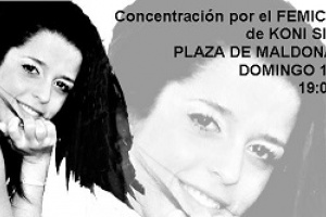 Concentración en Plaza de Maldonado por el homicidio de Koni Silva