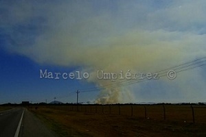 Lo que era una quema controlada terminó en incendio de 20 hectáreas