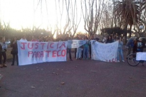 Reclamaron justicia para “El Teco” que murió tras ser embestido en la ruta 39.