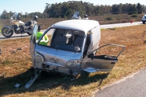 Accidente en la Interbalnearia