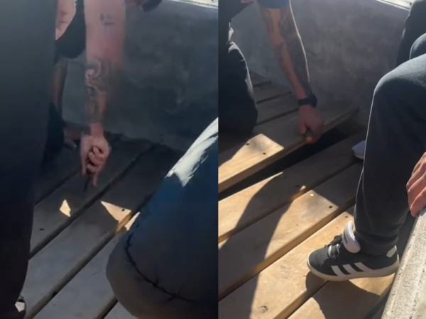Un turista dejó caer su celular en Nueva Carrara y cortaron el paso al mirador para recuperarlo: un video encendió el debate