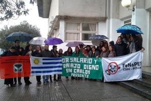 Docentes carolinos adheridos al paro reclaman un tercer liceo